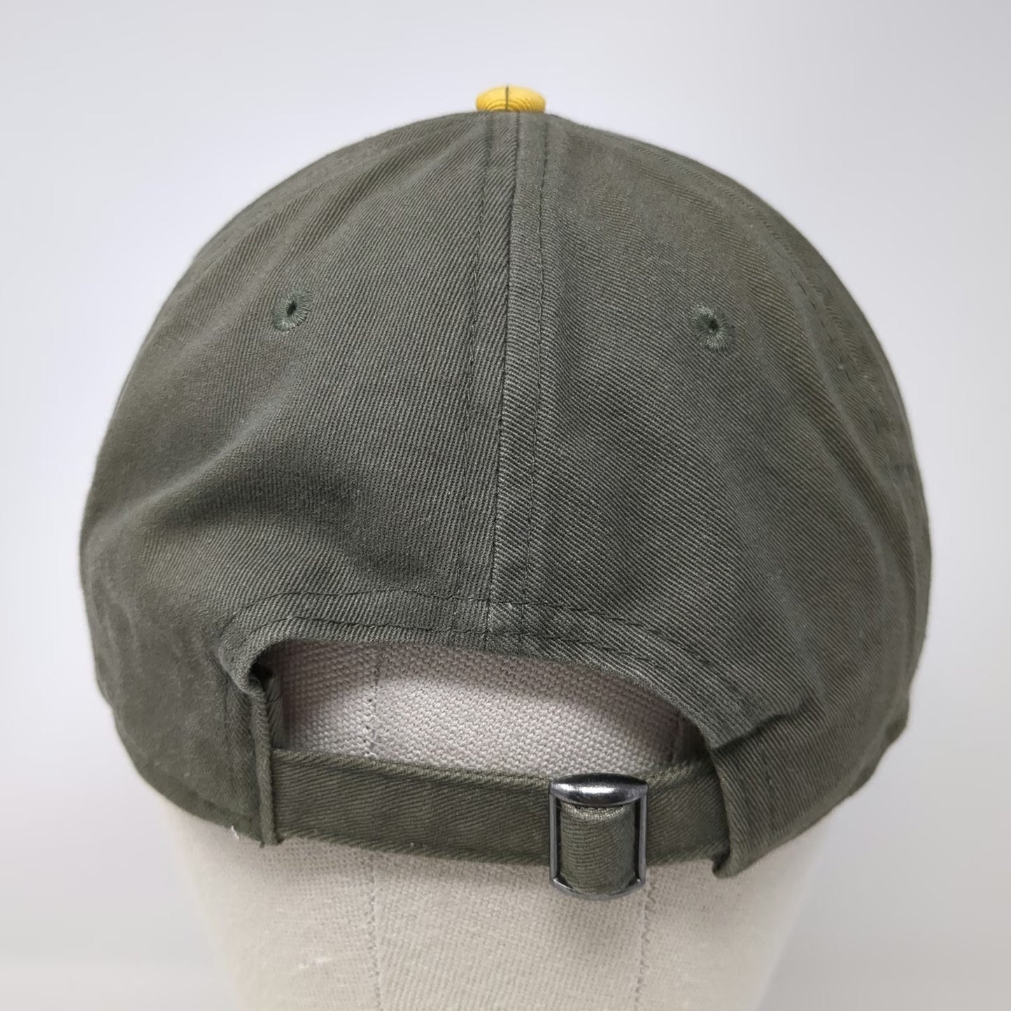 Treefort 5 Panel Green Yellow One Size Rope TMF Logo Embroidered Slideback Hat