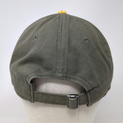 Treefort 5 Panel Green Yellow One Size Rope TMF Logo Embroidered Slideback Hat