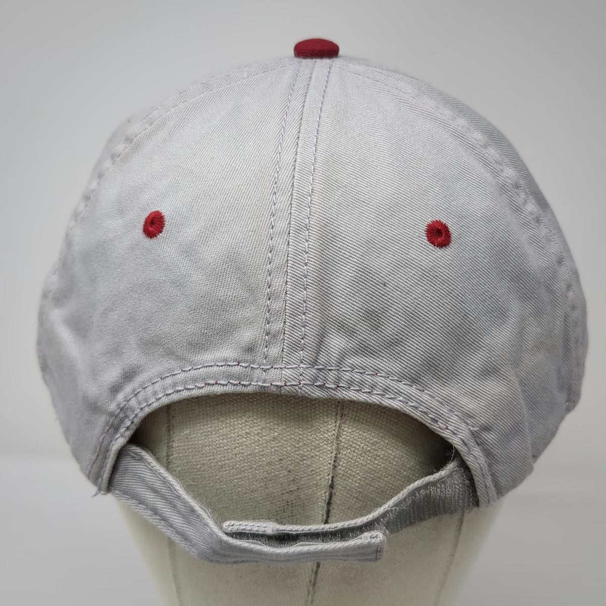 Joe's Sports Wear Washington State Cougars NCAA Gray One Size Cap Hat Strapback
