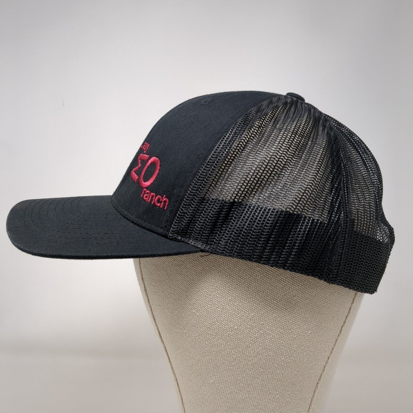 Lazy MO Ranch Snapback Trucker Hat Black OSFA Solid We Have The Beef