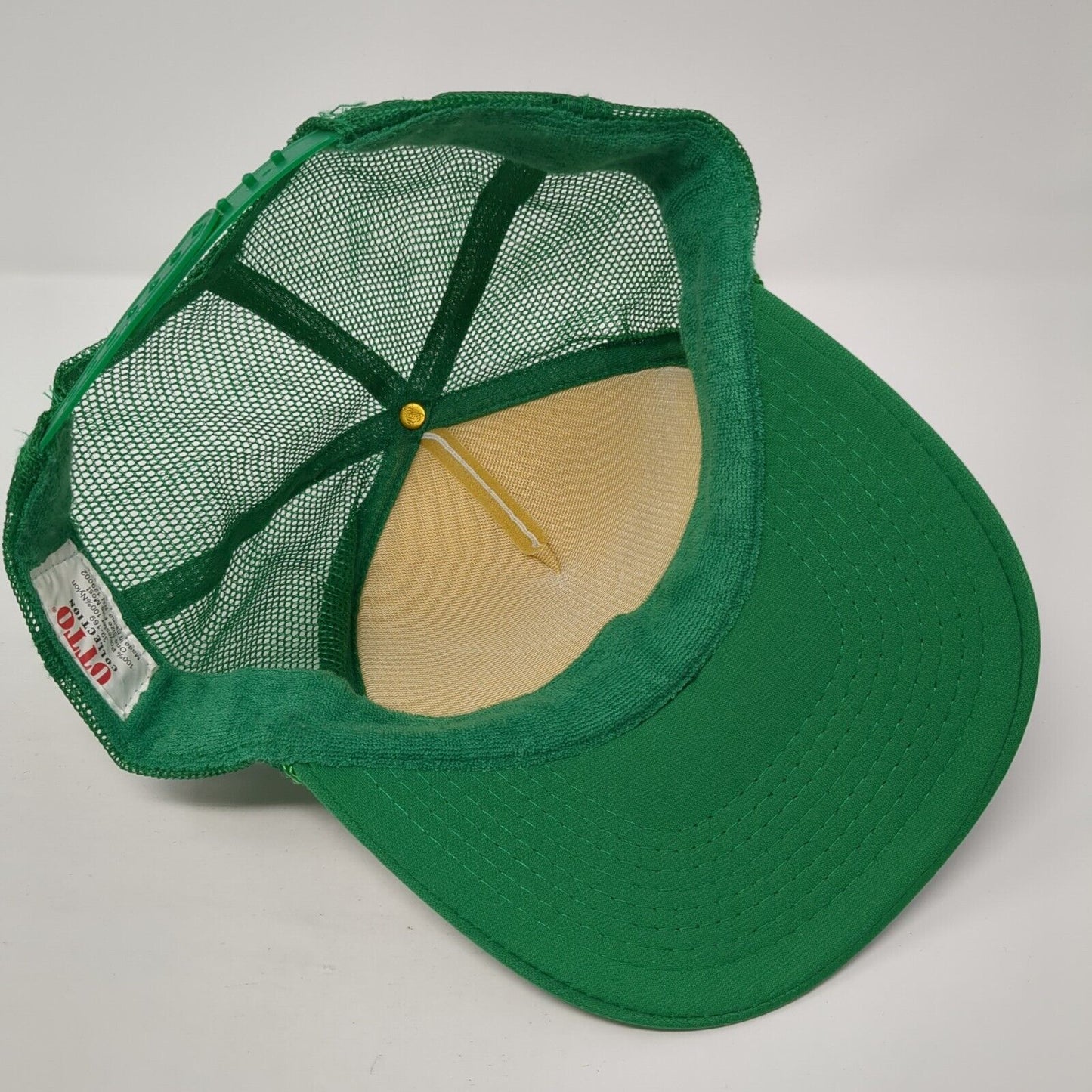 Small Town Coffee Co. Snapback Rope Trucker Hat Green One Size Otto