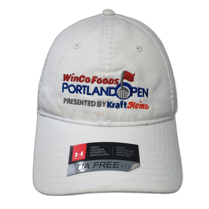 Under Armour Baseball Cap White One Size Portland Open Kraft Heinz Golf Logo Hat