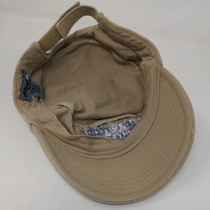 Lake Apopka Natural Gas District Strapback Cadet Army Cap Hat Tan One Size