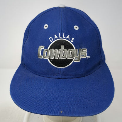 Dallas Cowboys NFL Logo 7 Snapback Blue Hat Embroidered Gray Underbrim Vintage