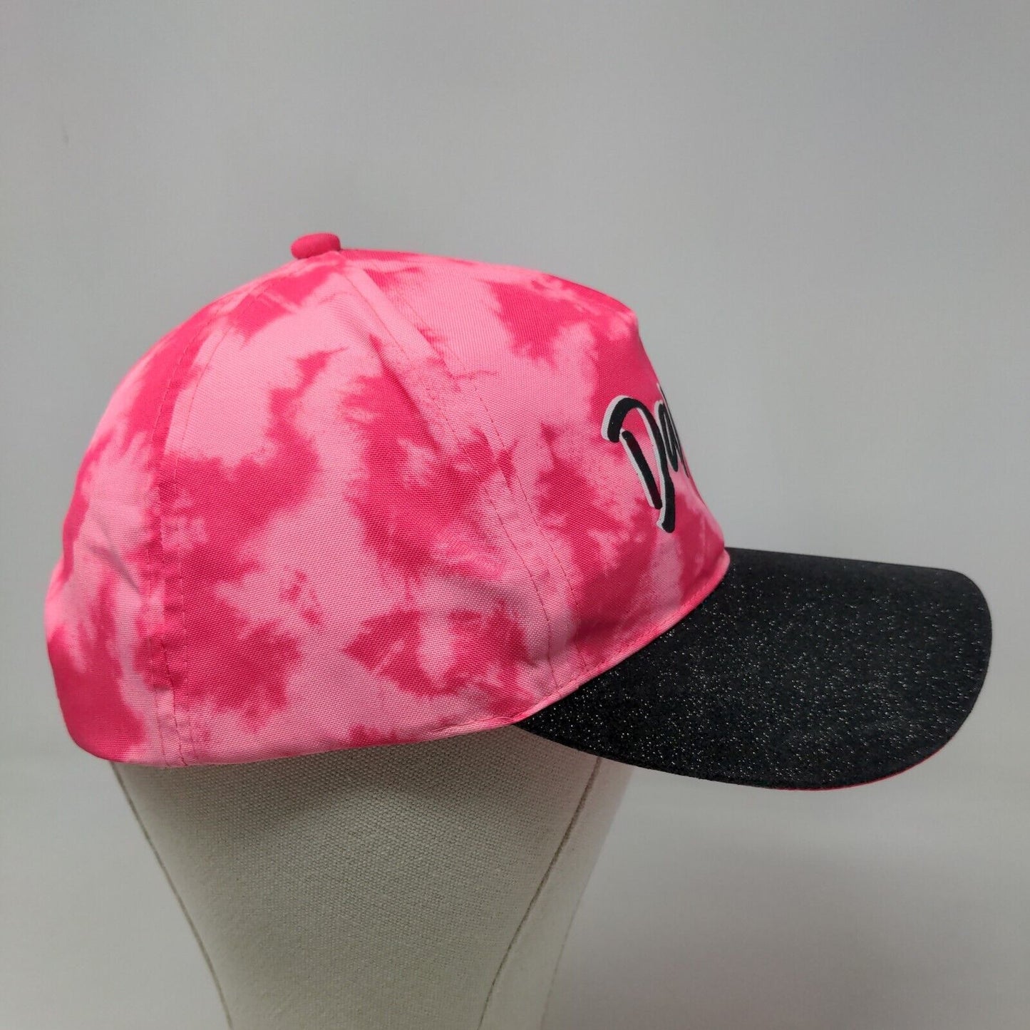 Justice Girl's Strapback Tie Dye Hat Pink Size OSFA Dance Logo