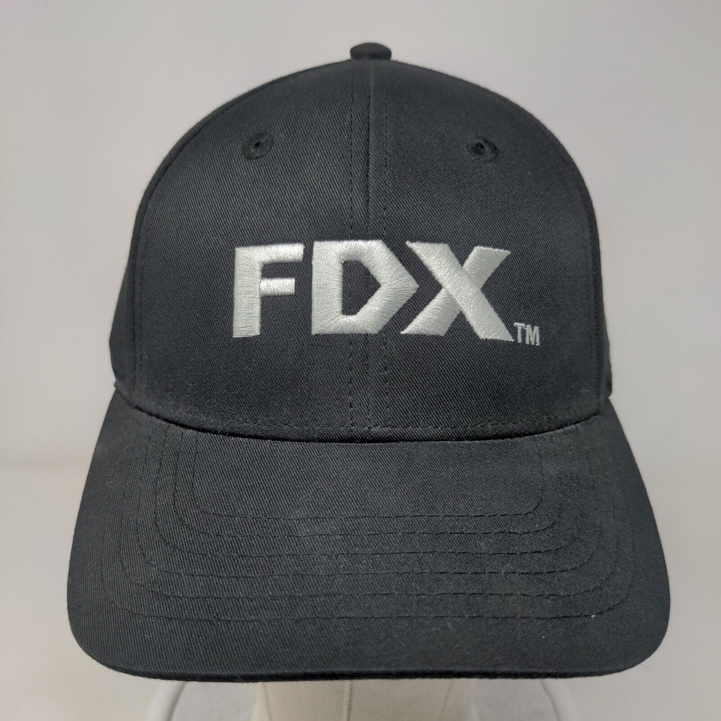 FDX Snap-On Strapback Hat Black OSFA Embroidered 6 Panel K-Products