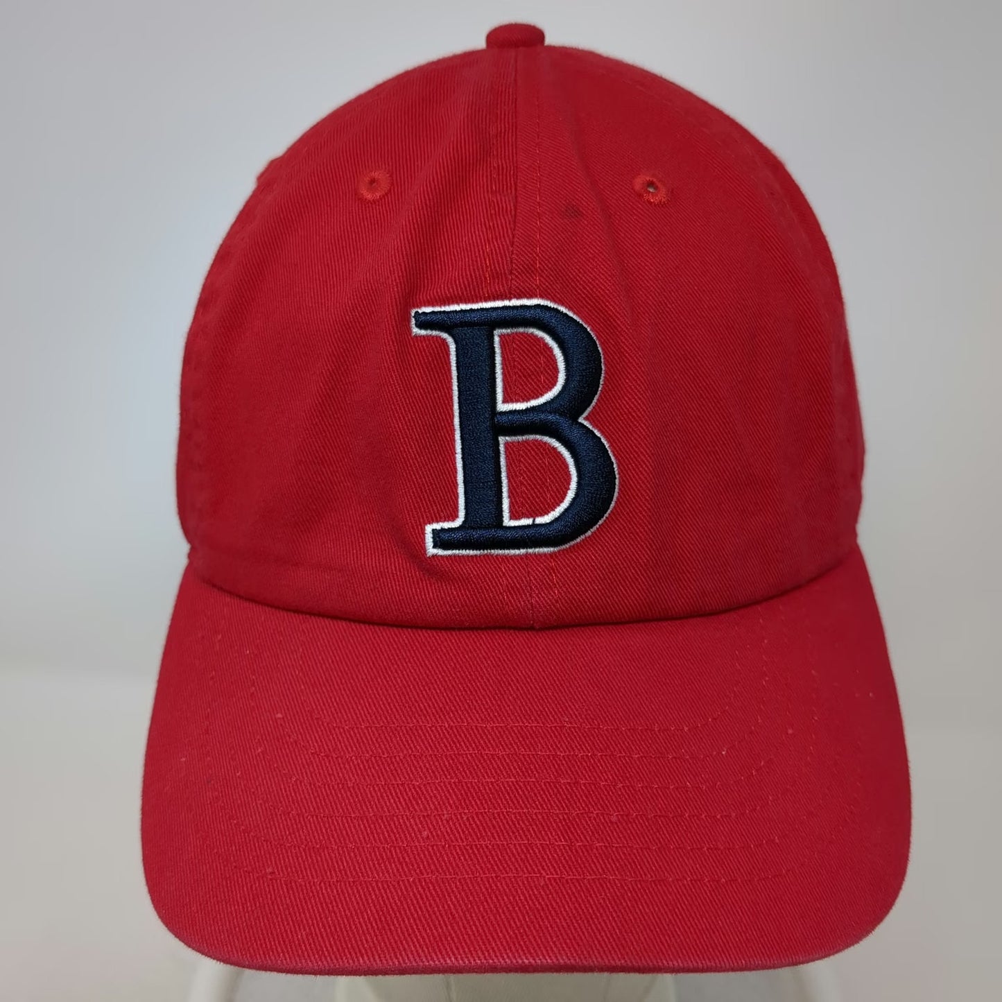 Bay State Apparel Baseball Cap Red One Size Boston B Logo Massachusetts Hat