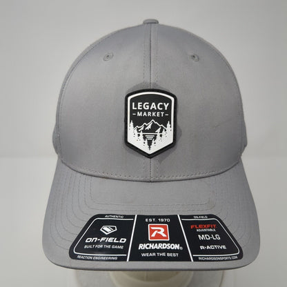 Legacy Market Snapback Hat Gray M/L Flexfit Adjustable On-Field Richardson