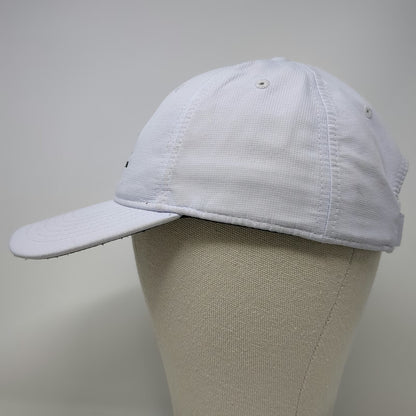 TaylorMade Baseball Cap White One Size River Bend Golf Course Hat Slideback Bird