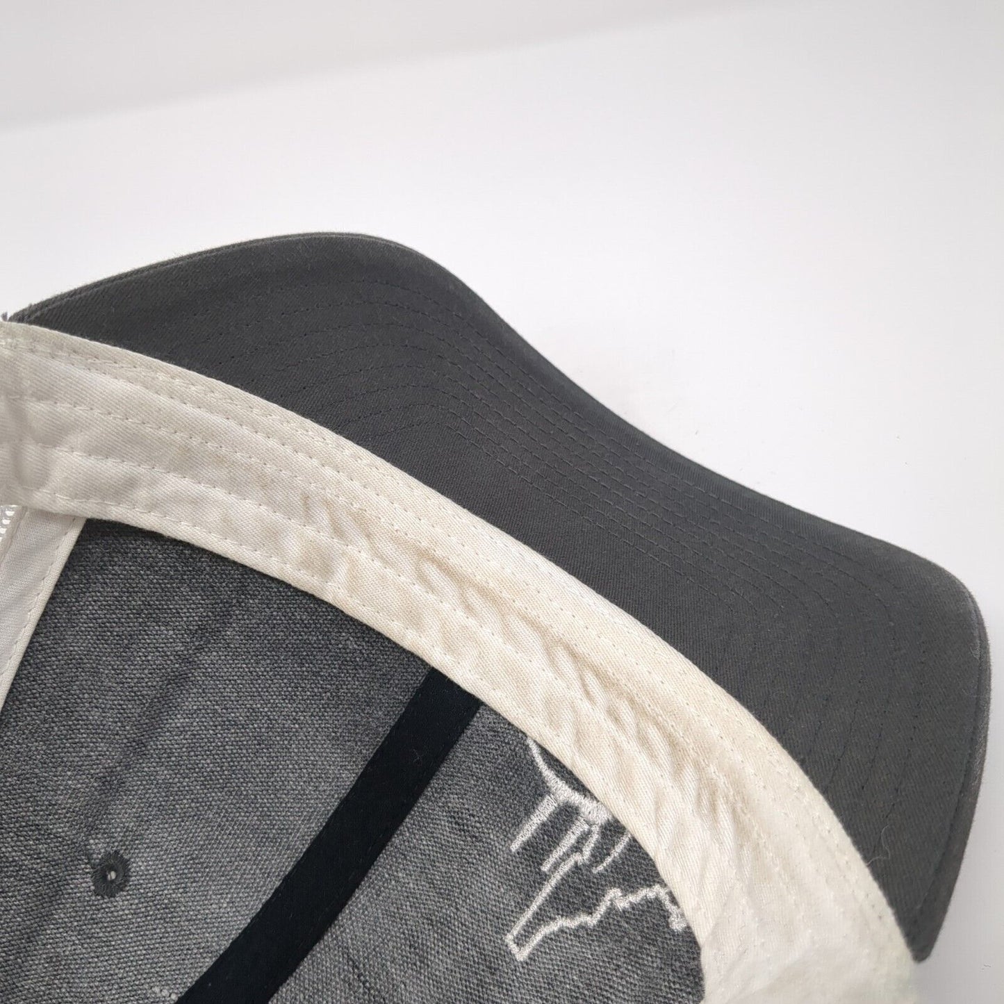 Idaho Snapback Trucker Hat Gray One Size Adjustable Mesh Back Richardson