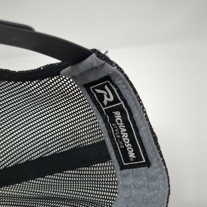 Silver Creek Snapback Mesh Back Trucker Hat Gray One Size Adjustable