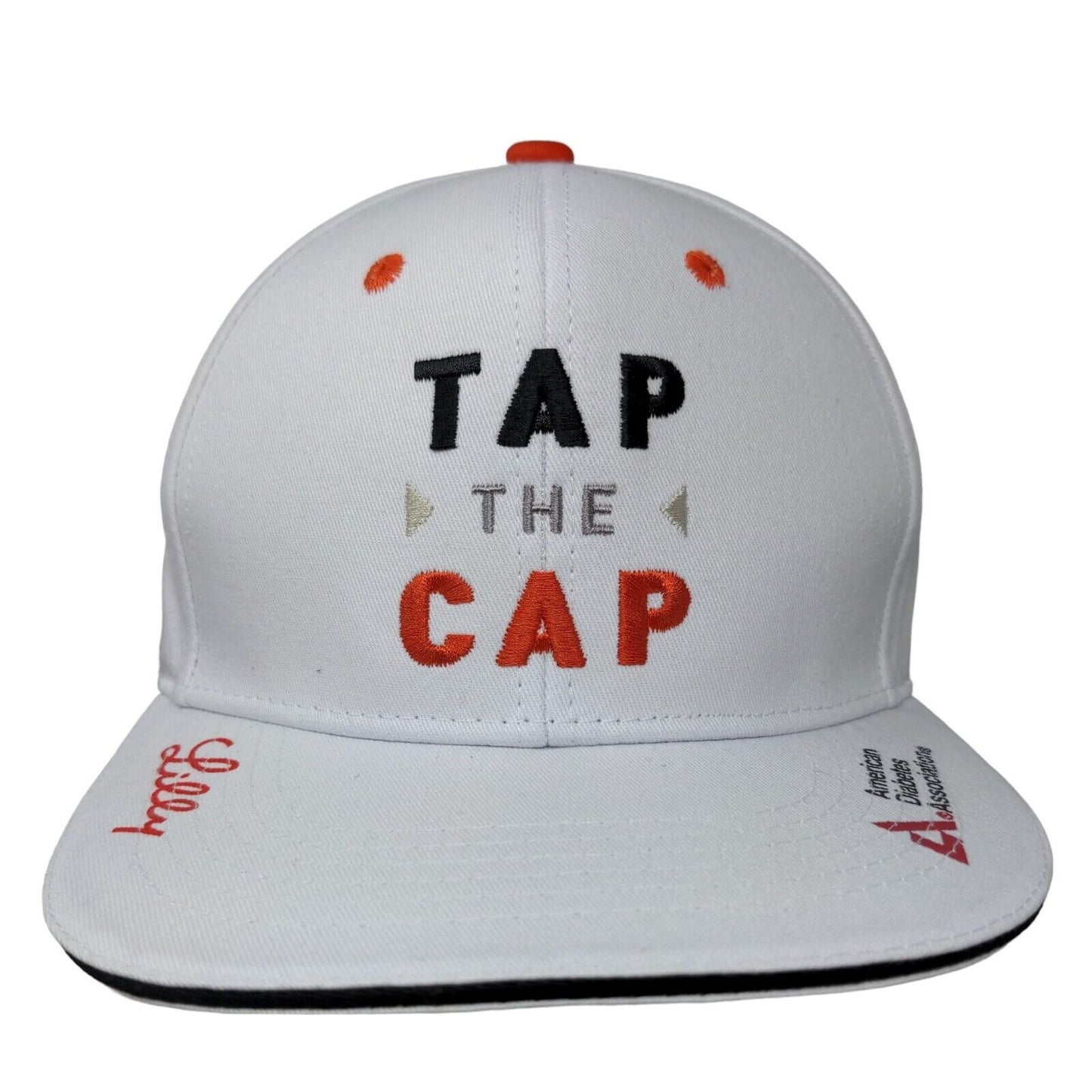 Eli Lilly Men's Snapback Hat White Tap The Cap #35 Embroidered Logo Adjustable
