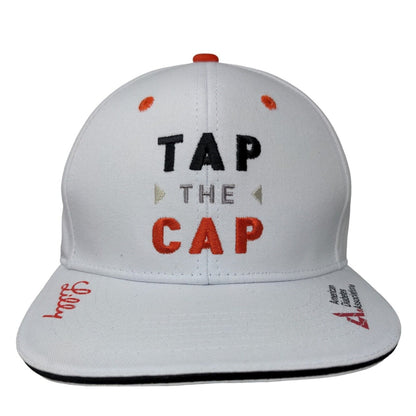 Eli Lilly Men's Snapback Hat White Tap The Cap #35 Embroidered Logo Adjustable