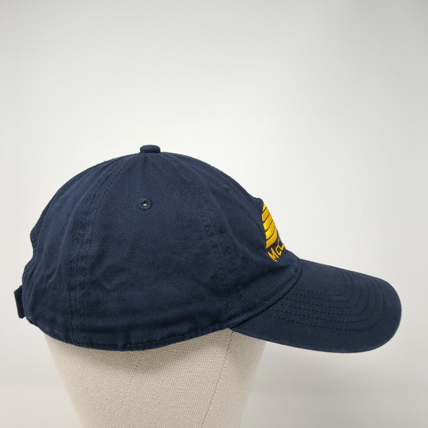 McCall ID Strapback Hat Blue One Size Adjustable Embroidered 6 Panel Ouray