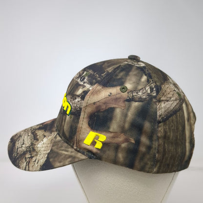 Russell Oregon Ducks NCAA Cap Hat Brown Yellow Green Camo Strapback OSFM Logo