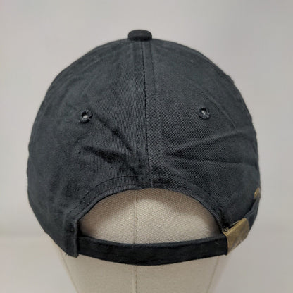 New Orleans Slideback Hat Black One Size Embroidered Elidan 6 Panel