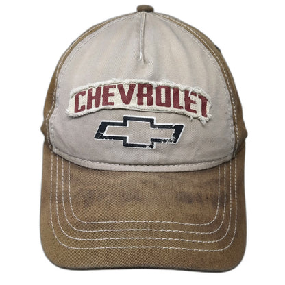H3 Sportgear 5 Panel Brown One Size Chevrolet Logo Patch Stitched Strapback Hat