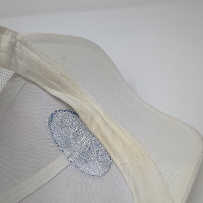 Blue Waters Marathon Trucker Hat White OS Adjustable Mesh Back Port Authority