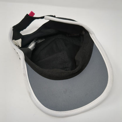 Adidas Adizero Strapback Hat Black One Size Adjustable Embroidered 6 Panel