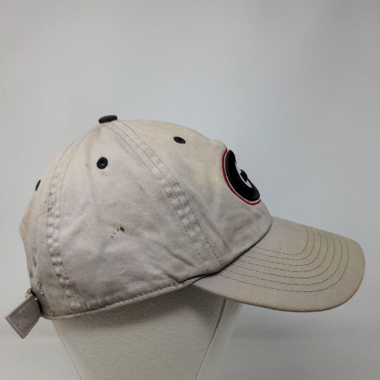 '47 Brand Men's Slideback Hat Tan Size OS Georgia Bulldogs Embroidered Logo