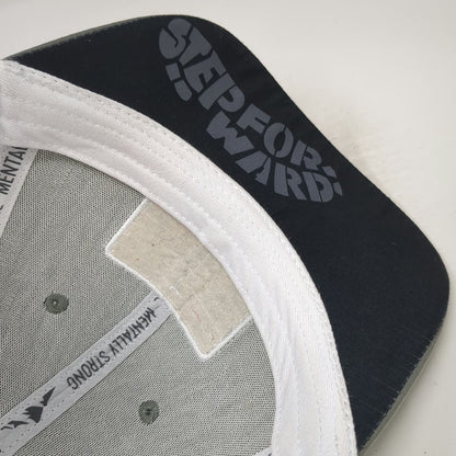 Mentally Strong Trucker Hat Gray One Size Top of Tamarack Mountain Step Forward