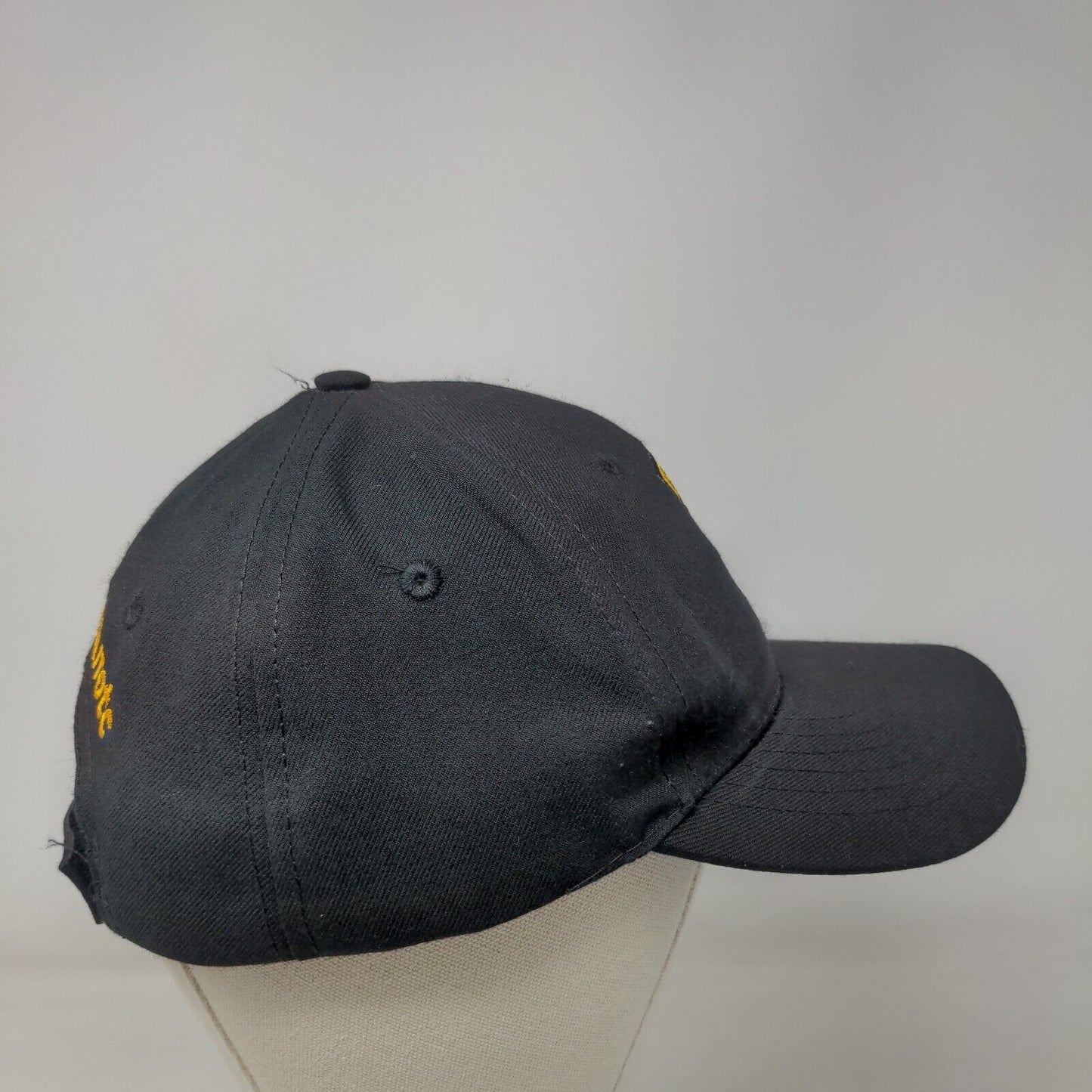 Leadership Excellence Strapback Hat Black OSFA Embroidered 6 Panel