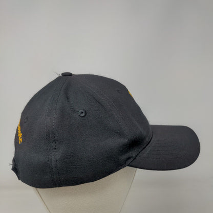 Leadership Excellence Strapback Hat Black OSFA Embroidered 6 Panel