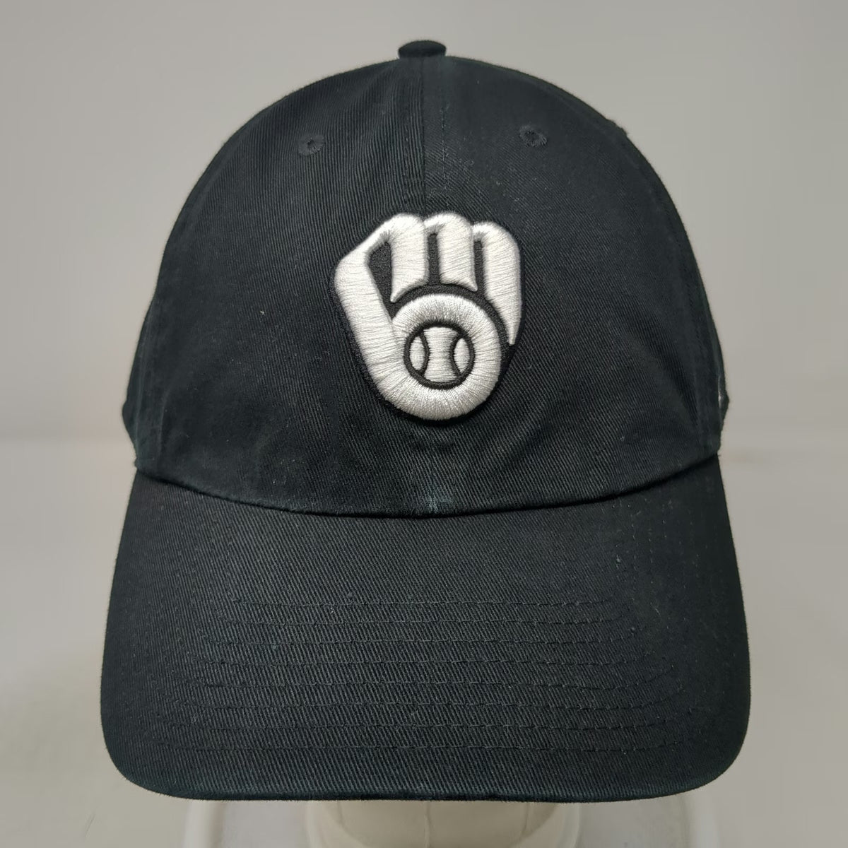 Milwaukee Brewers MLB '47 Baseball Cap Black One Size Embroidered Logo Hat OSFA