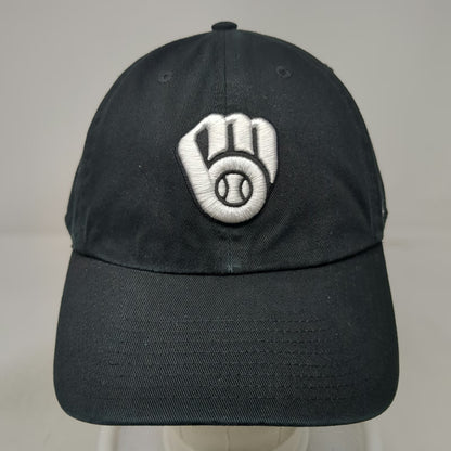 Milwaukee Brewers MLB '47 Baseball Cap Black One Size Embroidered Logo Hat OSFA