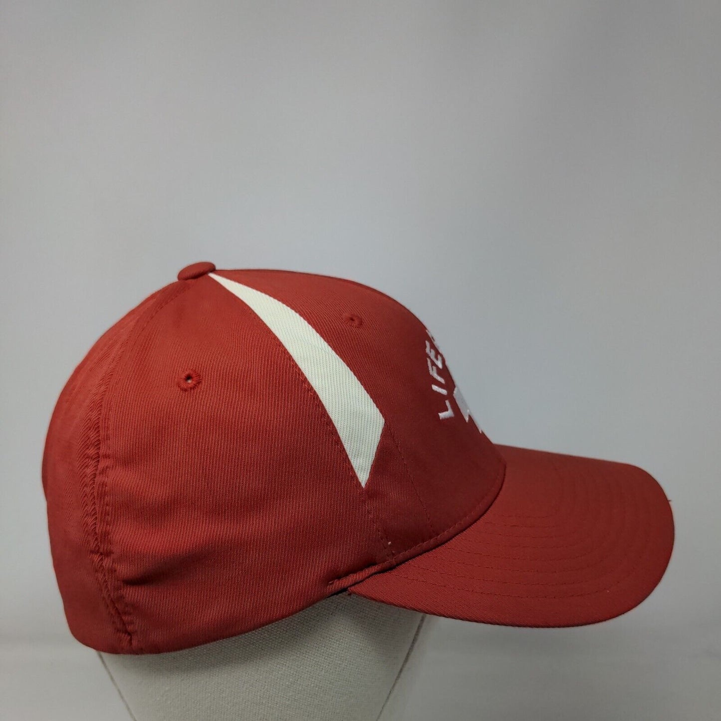 Lifeguard Fitted Hat Red Large/XL Embroidered Flexfit Yupoong