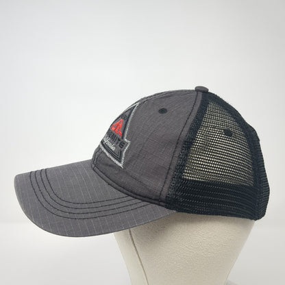 1890 Yosemite California Snapback Trucker Hat Gray One Size Adjustable Mesh Back