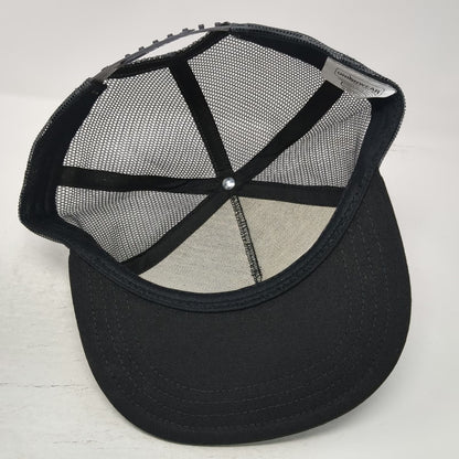 Unionwear Trucker Hat Black Gray One Size Local Teamsters 988 Mesh Snapback USA