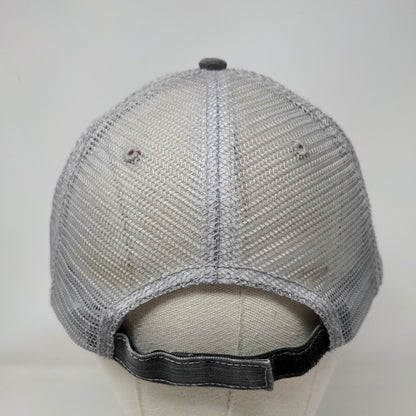 Rockwater Energy Solutions Strapback Trucker Hat Gray OSFA Mesh Back Distressed