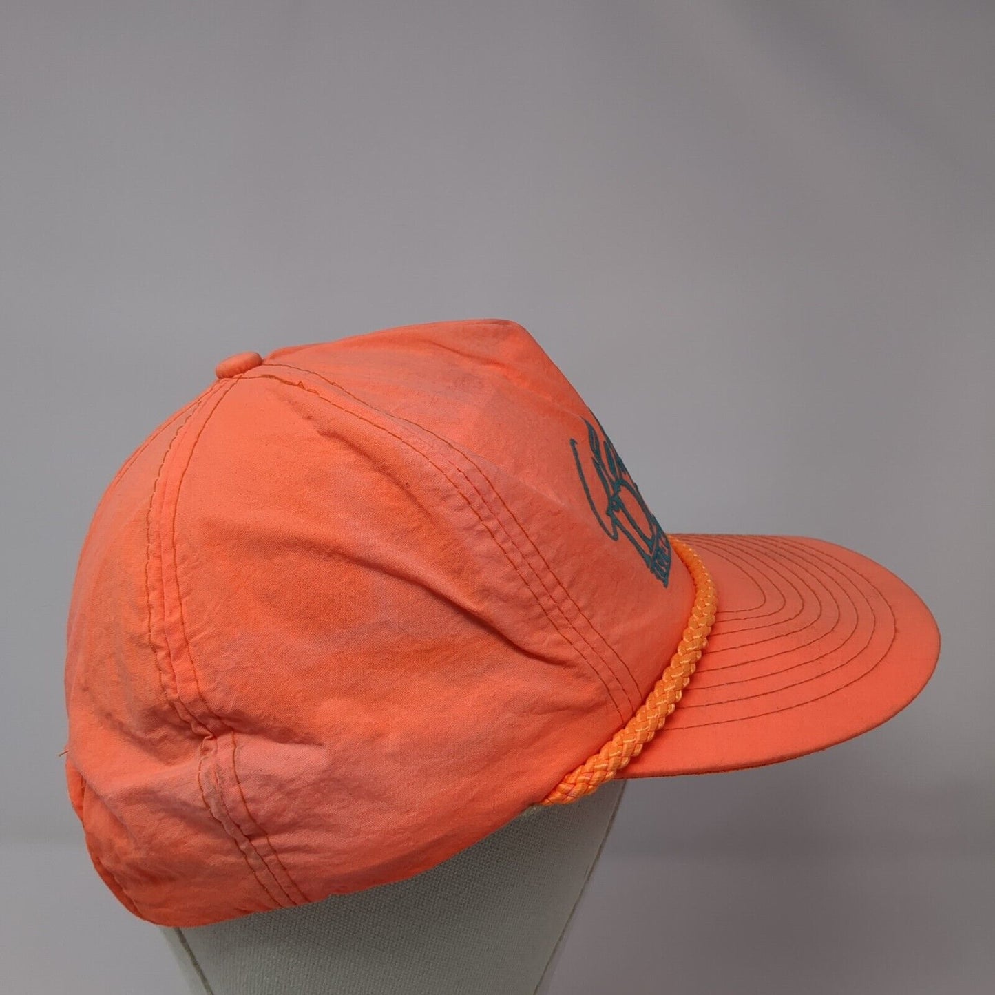 Celebrate Idaho 1890 Centennial 1990 Strapback Hat Orange 6 Panel Mohr's Rope