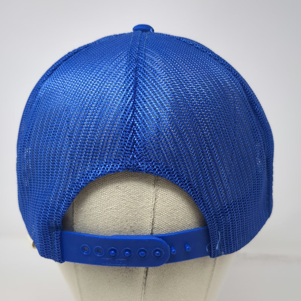 Young An Blue Redi-Serve Breaded Meats One Size Snapback Mesh Trucker Hat