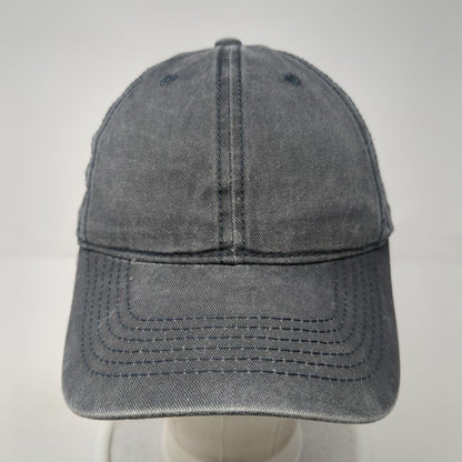 David And Young Slideback Hat Gray One Size Solid Blank Outdoor 6 Panel