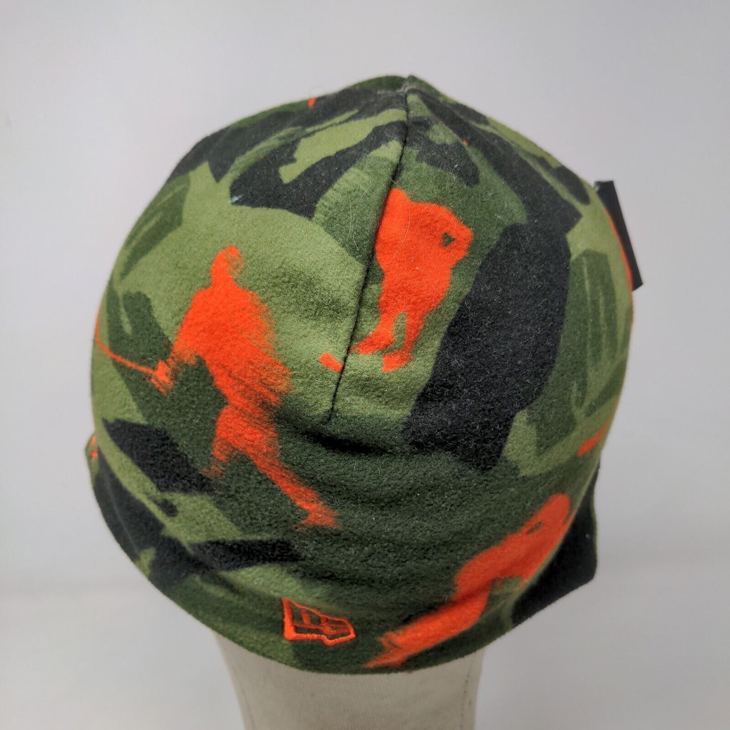 New Era Men's Knit Camo Beanie Hat Multicolor 100% Acrylic Bauer Reversible