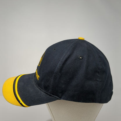 John Deere Slideback Hat Black One Size Adjustable Embroidered 6 Panel
