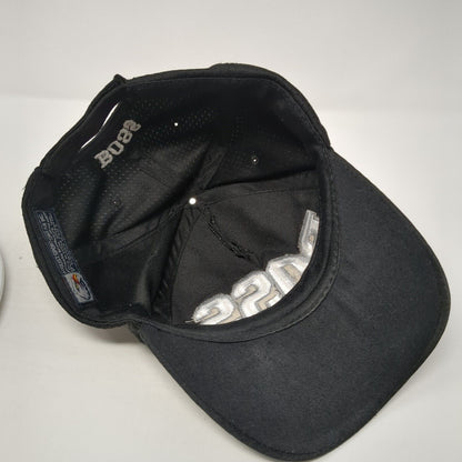 BOSS Strapback Baseball Cap Black OS Adjustable Embroidered Augusta Sportswear