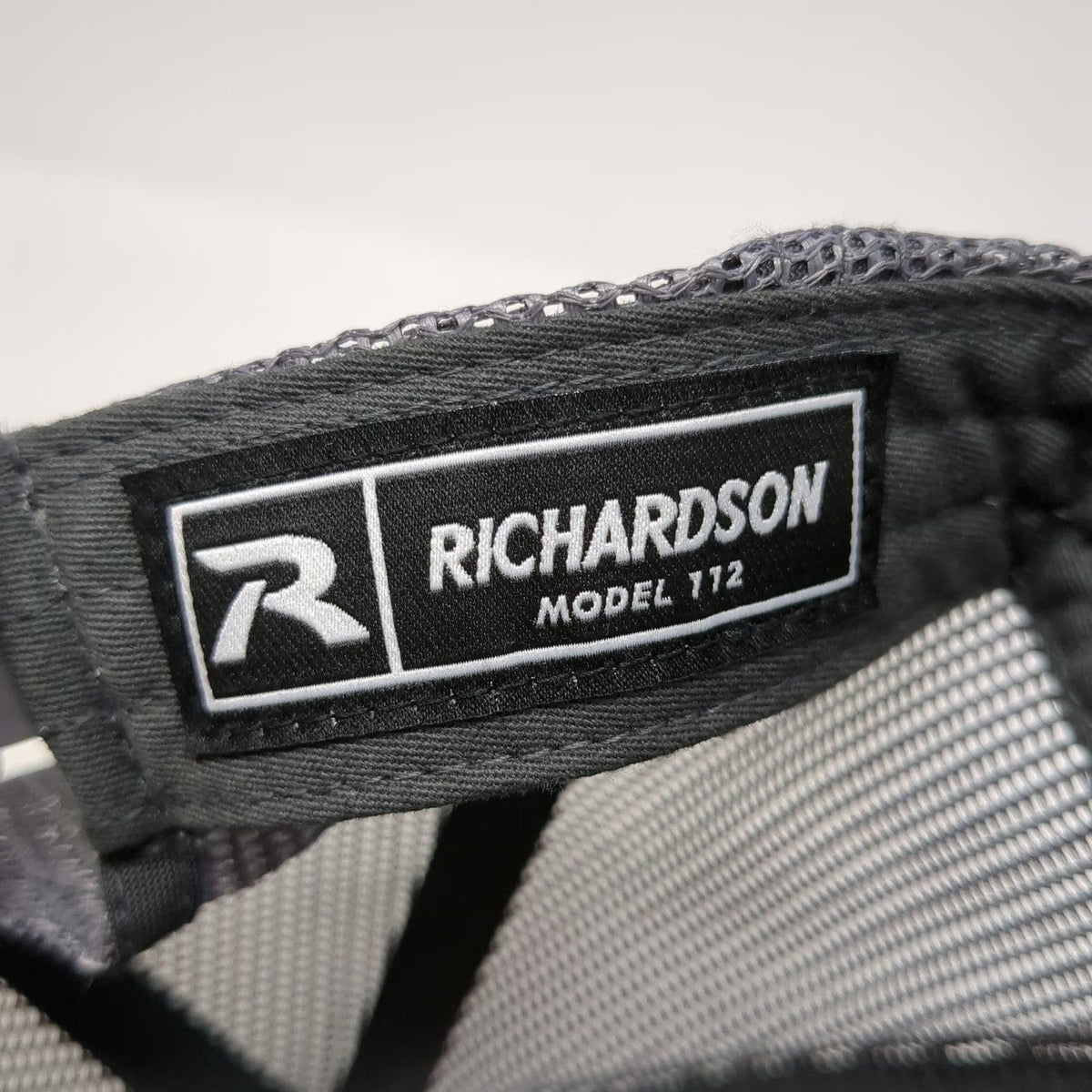 Richardson Trucker Hat Gray OSFM Snapback Mesh intellirent Logo Adjustable Cap
