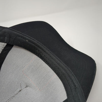 Kauai Hawaii Snapback Trucker Hat Black One Size Adjustable Mesh Back 6 Panel