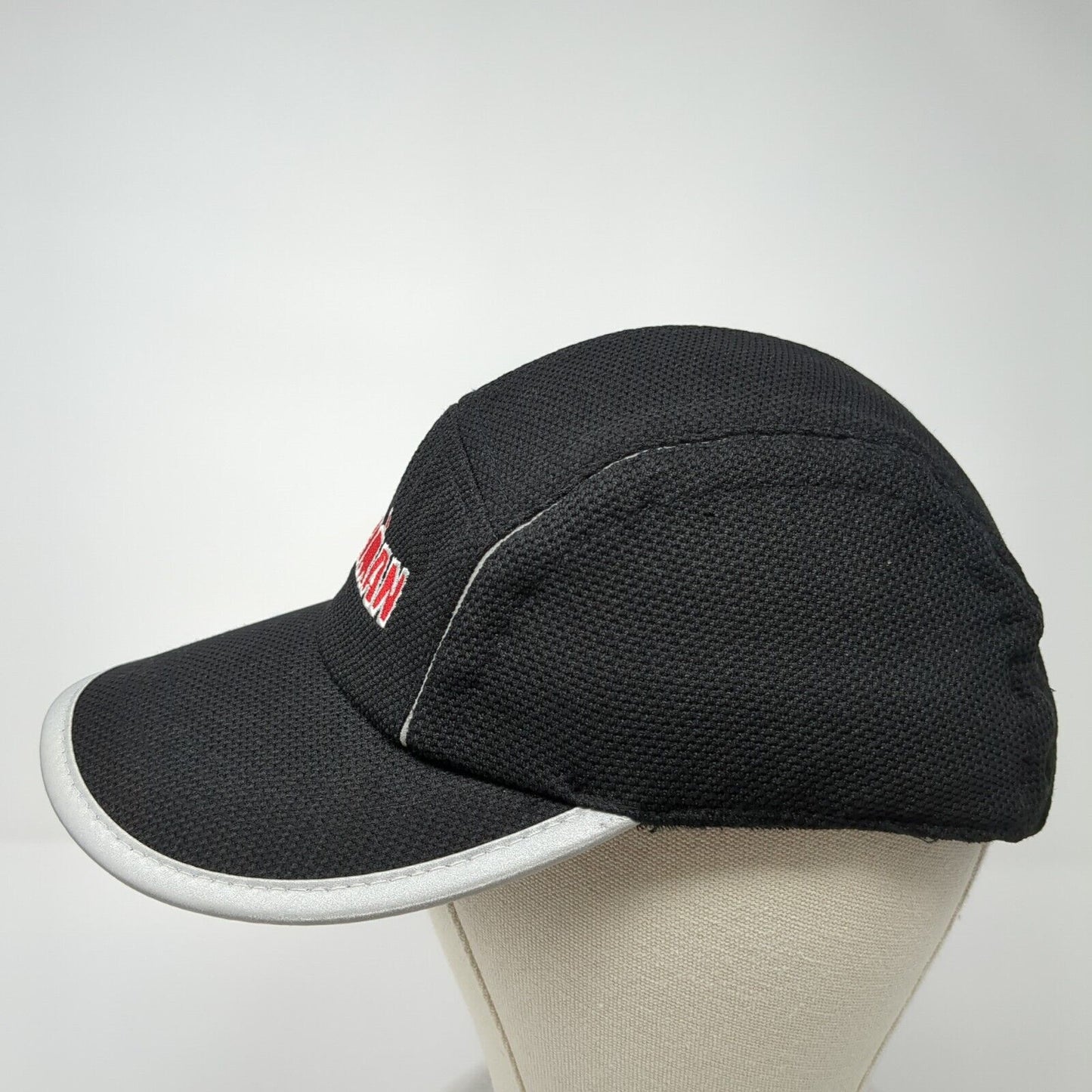 Spudman Strapback Hat Black One Size Adjustable Embroidered Magic Headwear