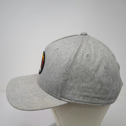 Burton 5 Panel Gray One Size Mountain Sunset Patch Snapback Hat High Profile