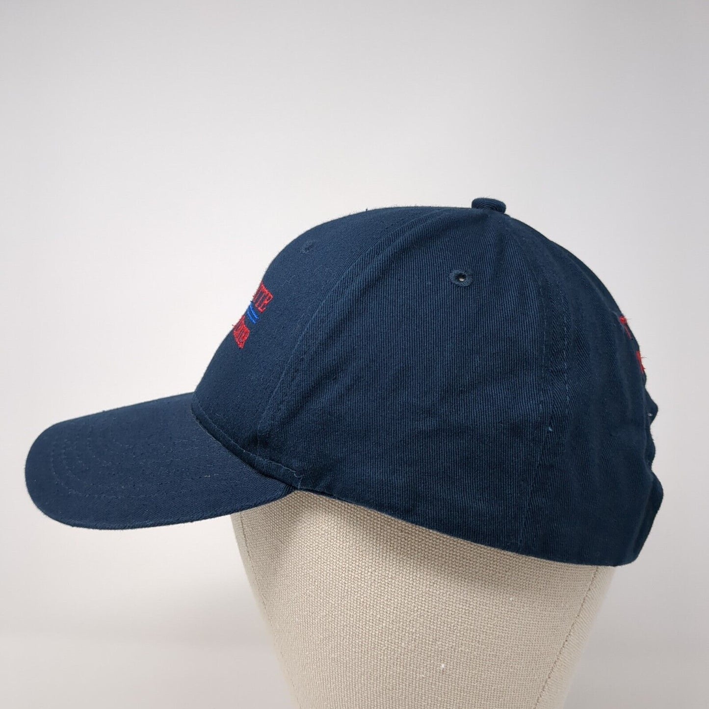 Payette Collision Center I Retired Strapback Hat Blue OS Adjustable Embroidered