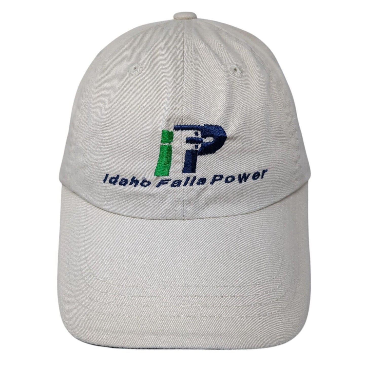 Idaho Falls Power Strapback Hat Tan OS Adjustable Embroidered Port Authority
