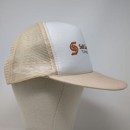 Mohr's Salt Lake Hardware Coming Thru For You Trucker Hat Beige One Size Mesh