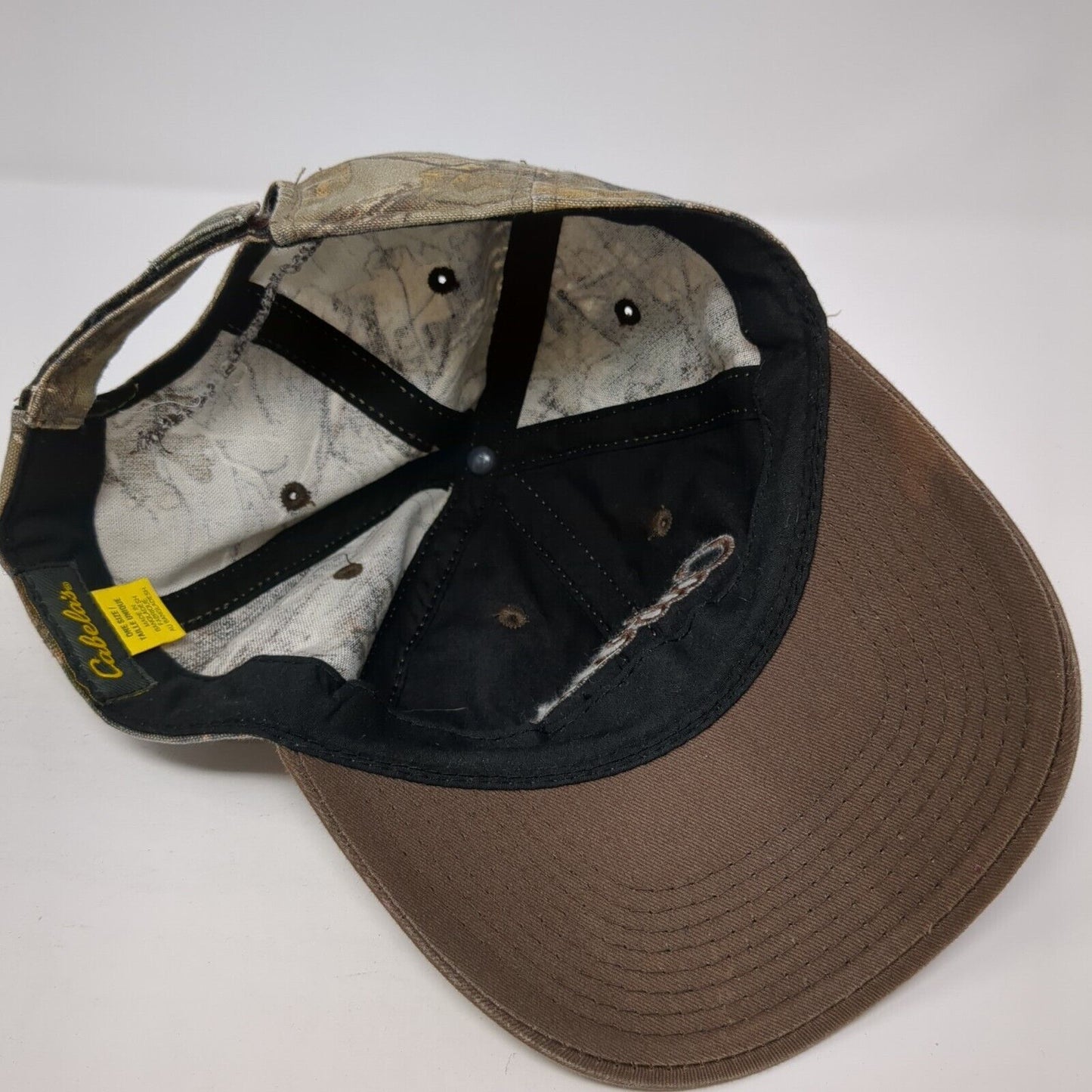 Cabela's Worlds Foremost Outfitters Strapback Hat Camouflage OS Adjustable