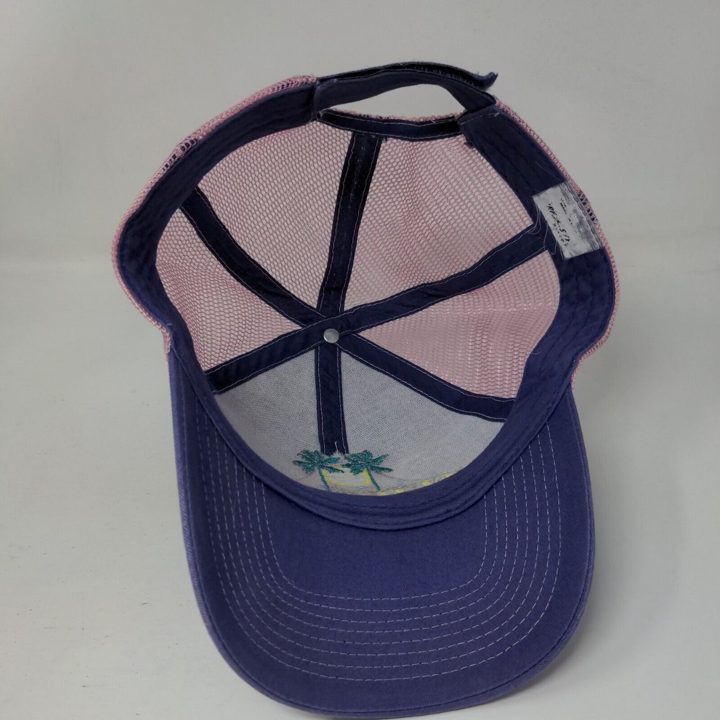 South Beach Miami Florida Strapback Trucker Hat Multi One Size Mesh Back