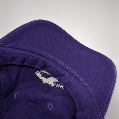 Here For The Good Times Slideback Hat Purple OSFM Adjustable Embroidered OC
