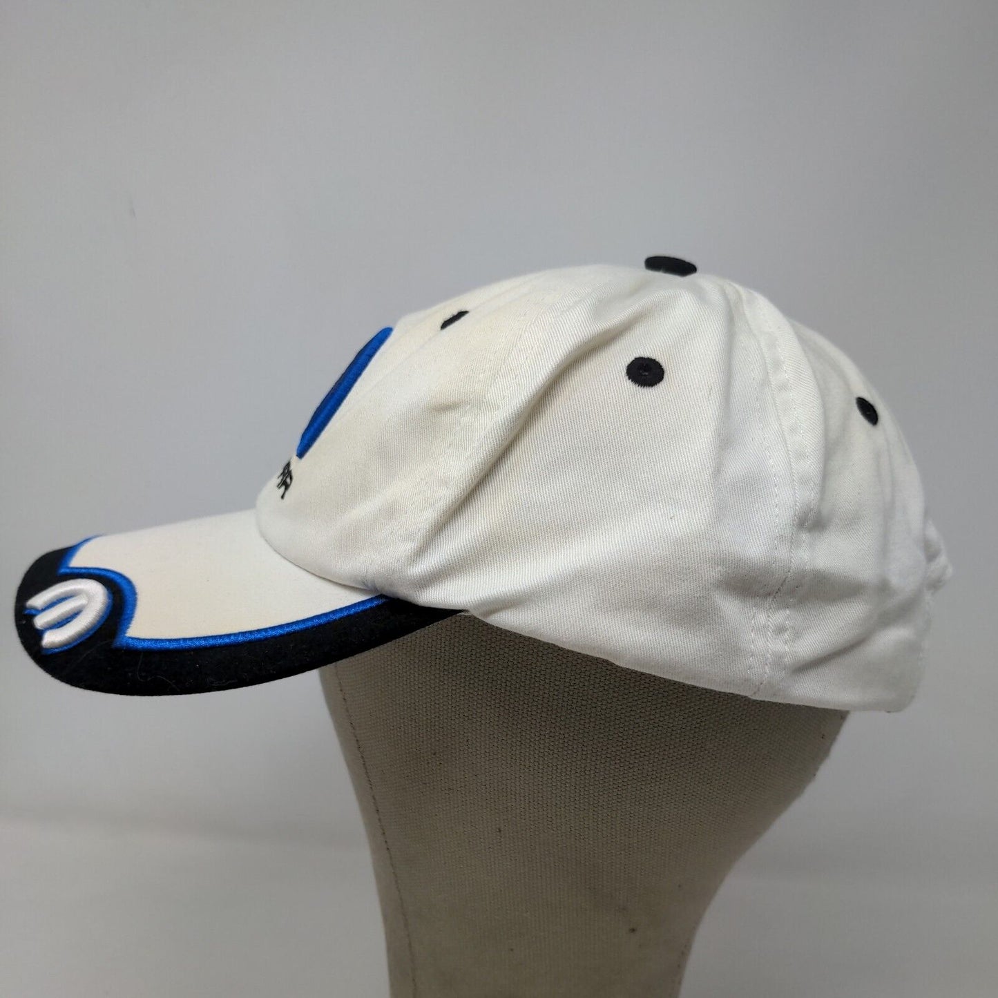 Mopar Men's Slideback Hat White Adjustable Embroidered Logo 100% Cotton